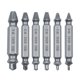thumbnail image 4 of 6pcs Screw Extractor Drill Bits Guide Set Broken Damaged Bolt Remover Double Ended Damaged Screw Extractor (Silver), 4 of 4