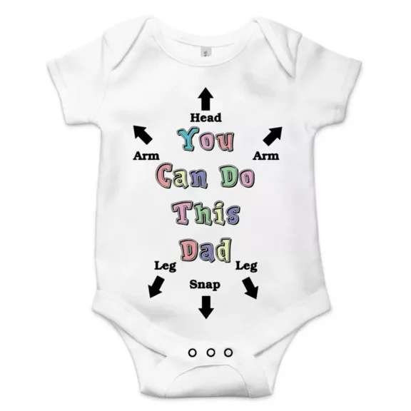 You Can Do This Dad Best Shower Gift Cute Funny Infant Baby Bodysuit Cute Baby Onesie, Baby Bodysuit Lat 4424 Cute Baby Onesie, BABY BODYSUIT LAT 4424