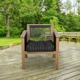 thumbnail image 6 of Classic Accessories Patio Seat Cushion, 2 Pack, Black Ink, Stripe, 19"W, 6 of 8