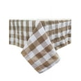 thumbnail image 2 of Fennco Styles Buffalo Check Design Tablecloth 54" W x 54" L - Handmade in USA - Plaid Rustic Table Cover for Everyday Use, Banquet, Holiday, Family Gathering and Special Occasion, 2 of 10