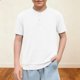 thumbnail image 2 of Camisa de Manga Corta para Niños Niño de Cumpleaños Color Sólido Cuello Redondo Casual Top de Verano Suave, 2 of 7