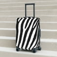 thumbnail image 5 of Zebra Luggage Cover Anti Scratch, Elastic Suitcase Protector Suitcase Covers for Luggage Fits 18-32 Inch Luggage, 5 of 5