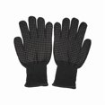 thumbnail image 2 of Guantes para el cuidado del cabello resistentes a altas temperaturas, guantes de silicona con cuentas de PVC, guantes antiaislamiento con calefacción recta y rizador, 2 of 6