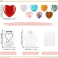 thumbnail image 3 of 24 Pcs Valentine's Day Gifts "Pocket Hug" Crystal Gem Heart Ornaments Clear Resin Gift Box Cards Romantic Valentine's Day Decor, 3 of 7