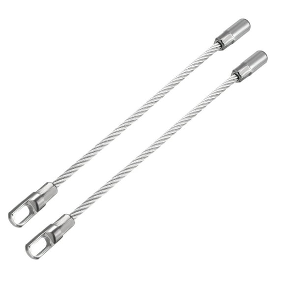 Unique Bargains 2 PCS 155mm/6-inch Flexible Fish Tape Replacement Leader Wire Cable Puller for 6.5mm Fish Tape Wire Puller