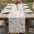 thumbnail image 5 of Spring Floral Table Runner, Summer Birds Botanical Country Washable Cotton Linen Table Runners 72 Inches Long, Dresser Scarf Runner for Dining/Coffee/Kitchen/TV Stands/Cabinets 13''x72'', 5 of 8