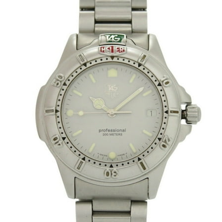 Pre-Owned TAG Heuer Professional 200m 999.706A Stainless Steel Grey Quartz Watch... (Fair)