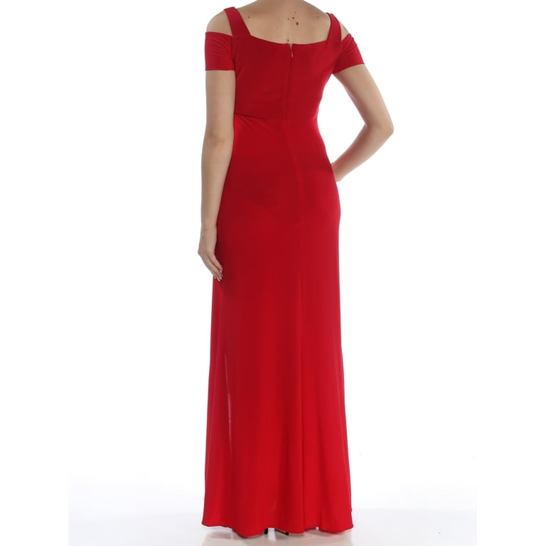 Cold shoulder keyhole gown discount