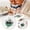 E, variant on Cat Embroidery Kit For Beginners Floral Modern Botanical Hand Stitching Needle And Thread Set With Patterns And Instructions