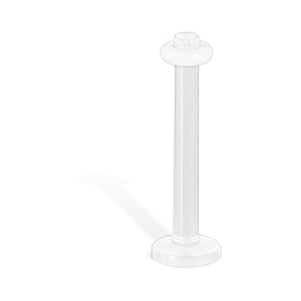 12 Gauge Flexible Clear Tongue Piercing / Nipple Piercing Retainer With