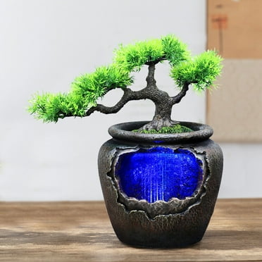 Indoor Tabletop Water Fountain Waterfall Fountain Rock Fengshui Decor Desktop