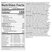 Garden of Life Raw Organic Meal Plant-Based Protein Powder, Vanilla, 28 Servings