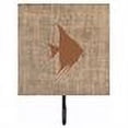 thumbnail image 2 of Carolines Treasures BB1022-BL-BN-SH4 Fish - Angel Fish Burlap and Brown Leash Or Key Holder, 2 of 2