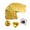 300 Pcs, variant on Square Golden Aluminium Foil Candy Wrappers Sugar Wraps Paper for DIY Candies and Chocolate Packaging by Party Wedding Birthday Christmas Accessories，4 by 4-Inch, Gold, 300-Pack