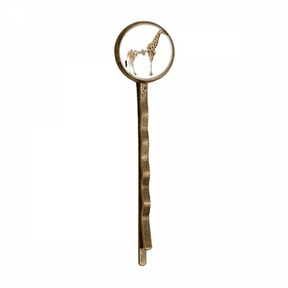 Giraffe's Height Stature Neck Retro Metal Hair Bobby Pin Headwear