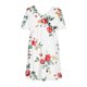 thumbnail image 3 of Vestido de Verano Casual, Vestido de Cuello en V sin Mangas Impreso Suelto Hecho de Poliéster Cómodo para el Uso Diario de Verano de Primavera, Vestido de Verano de Mujer, 3 of 4