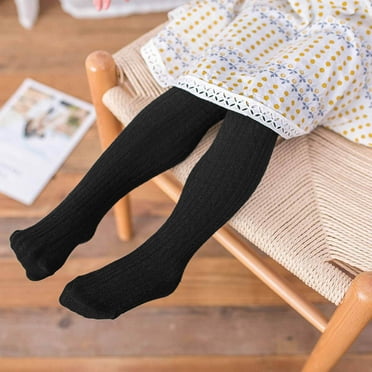 Turilly Children's Pantyhose for Spring Wear Medium Thick White Cotton Baby Bottoming Leggings