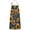 Blue Sunflower Golden, variant on Yellow Sunflower Seed Leaf Pattern Apron-Garden Aprons for Women with Pockets-Cotton Linen Waterproof Kitchen Cooking Gardening Aprons Adjustable for Kitchen,Cooking,BBQ and Salon 33x27 Inch