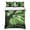 Green, White, Lime, variant on Quilts Full Size Bedding Set, Green Trees Lightweight Quilted Comforter, Sunlight Forest Branches Nature Scenery Soft Reversible Bedspread Coverlet with Pillow Covers for All Season, 78" x 90"