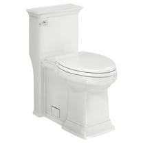 American Standard 2851A104.020 Town Square S One-Piece Elongated Comfort-Height Bathroom Toilet, White