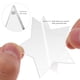 thumbnail image 4 of 30 llaveros de estrella en blanco de acrílico para llaveros, llaveros de bolso DIY con cinta, 4 of 7