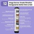 thumbnail image 2 of Shower head filter replacement cartridge - compatible with handheld shower filters - reduces chlorine, heavy metals, and impurities, making skin softer and hair smoother, 2 of 4