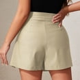 thumbnail image 6 of MuXiKeJi Clothes High Waisted Elastic Mini Skort with Double Slit Side Zipper A-Line Short Skirt Pants for Women, 6 of 6