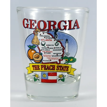

Georgia State Elements Map Shot Glass