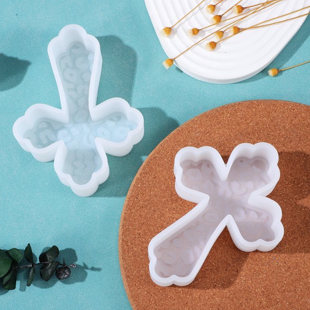 unbranded 2Ud De Silicona Resistentes Para Colgantes Y Adornos Cruzados Con Resina