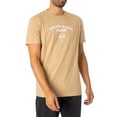 thumbnail image 2 of Calvin Klein Jeans Varsity Curve Logo T-Shirt, Beige, 2 of 5
