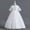 White, variant on Herrnalise Girls Pageant Ball Gowns Kids Chiffon Embroidered Wedding Party Dress Gauze Dress Princess Dress