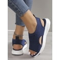 thumbnail image 2 of Women's Fashionable Knitted Sports Sandals With Ventilation And Breathability For Summer Outdoor Activities, 2 of 5