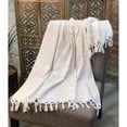 thumbnail image 4 of Highgrove Throw Blanket Samos Cotton Throw Blanket 36" x 67" Light Weight Beige, 4 of 4