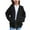 Black, variant on Girls Zip up Hoodies, Hooded Spring Fall Long Sleeve Casual Sweatshirts with Pockets Pink Size 5-16T