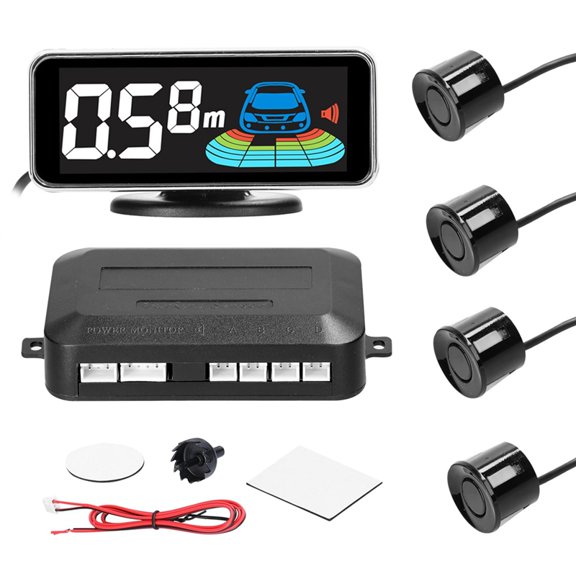 HOT Car Parking Sensor Rear Reversing Radars System with 4 Sensors Distance Detection LCD Display