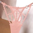 thumbnail image 6 of ZVNAΖH Women's Sexy G String Thongs, Valentine's Day Gifts, Couple Supplies, One Size, Floral Lace Panties Hollow Out See Though Panties, 6 of 6