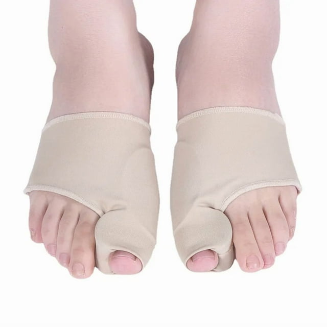 2Pcs Toe Separator Hallux Valgus Bunion Corrector Orthotics Feet Bone Thumb Adjuster Correction Pedicure Sock Straightener Tools