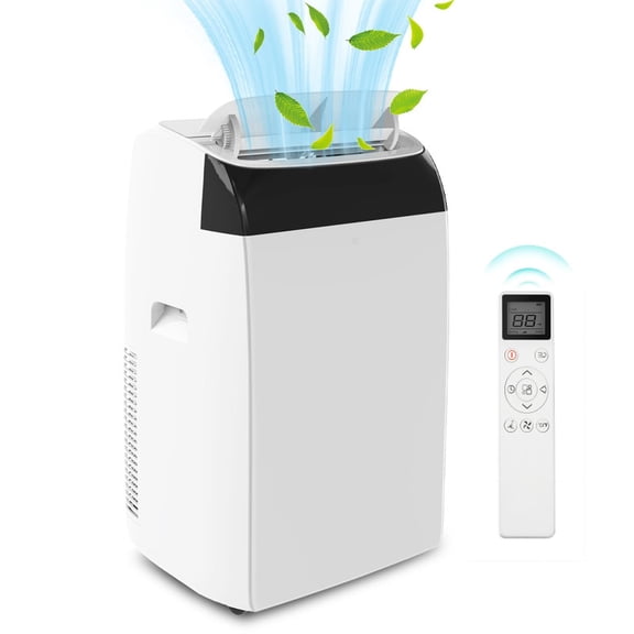Towallmark 14000 BTU Portable Air Conditioner, White, 3 In 1 AC Unit With Remote, Cools Up To 750 Sq Ft, Ultra Quiet 42dB, 24 7 Timer, Window Kit, For Home Office RV Use
