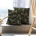 thumbnail image 6 of LALILO Throw Pillow Covers Geometric Modern Military Urban Stock Cushion Cover 18" x 18", 2 Pack, 6 of 6
