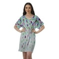 thumbnail image 1 of Moomaya Robes d'Anniversaire Femmes Robe de Travail Imprimée Femmes Bureau Robes à Col en V, 1 of 6