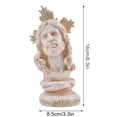 thumbnail image 3 of Decoración del hogar, decoración de habitaciones, decoración de paredes, hermosa estatua para interiores y exteriores, decoración de jardín familiar, estatua tranquila, arte de hierro, 3 of 7