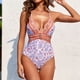 thumbnail image 1 of Bikini Mujer Traje de Baño Traje de Baño Estampado de Moda Para Mujer, Color Sólido, Traje de Baño de Playa Cómodo Para El Verano, 1 of 5