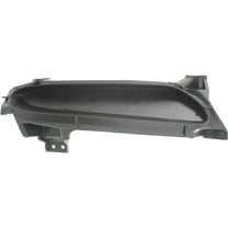 Bumper Grille Compatible With 2010-2011 Mazda 3 Front, Right Passenger Textured Black