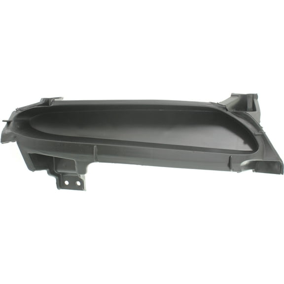 Bumper Grille Compatible With 2010-2011 Mazda 3 Front, Right Passenger Textured Black