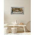 thumbnail image 4 of DECORARTS - The Last Supper, Leonardo da Vinci Classic Art Reproductions. Giclee Prints Acid Free Cotton Canvas with Matching Silver Solid Wooden Frame. Total Framed Size: 28.5" W x 16.5" H, 4 of 7