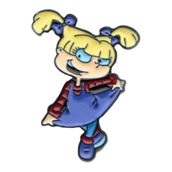 Rugrats Angelica Pickles Cartoon Enamel Metal Logo Pin