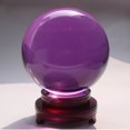 thumbnail image 3 of 60mm Natural Purple Amethyst Quartz Crystal Ball Sphere Healing Gemstone + Stand, 3 of 6