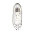 thumbnail image 3 of Steve Madden Ellisyn Rhinestone Lace Up Rounded Toe Embellishment Detail Sneakers, 3 of 4
