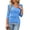 Blue_#08, variant on Womens V Neck Fitted Blouse Long Sleeve Ruched Wrap Style Top with Side Buttons Pleated Waist Slim Tunic Shirt,2XL