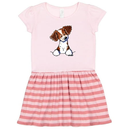 

Inktastic Pocket Brittany Spaniel Gift Toddler Girl Dress